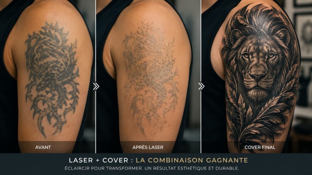 détaouage + cover up
